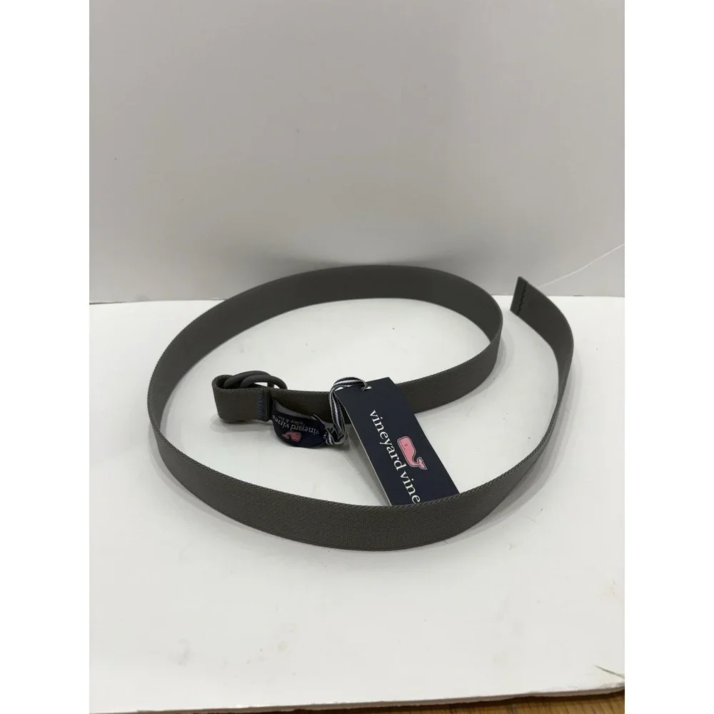 New Vineyard Vines Neon POP‎ Perfect logo gray BELT Habor Sz L (48